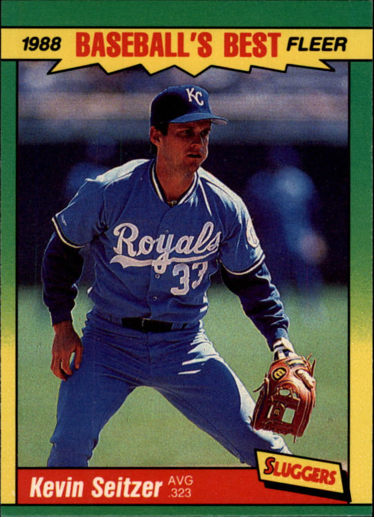 1988 Fleer Sluggers/Pitchers Baseball Cards    038      Kevin Seitzer